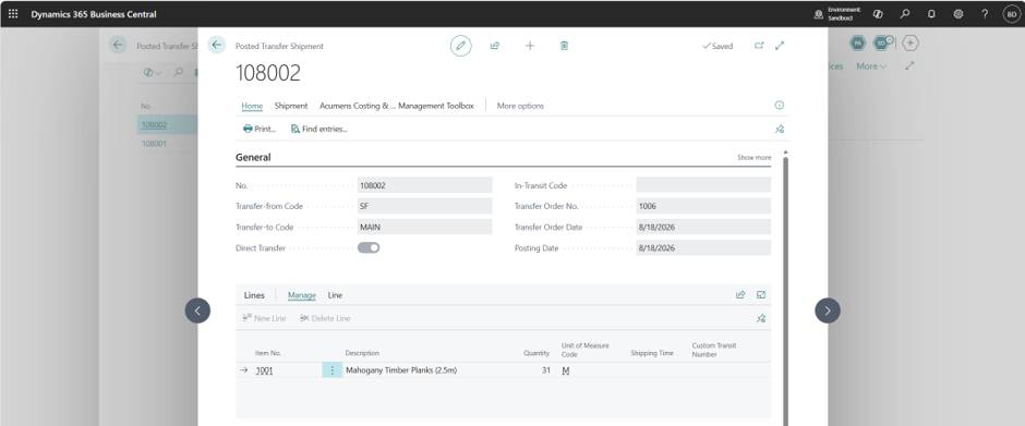 Acumens Costing & Inventory Management Toolbox