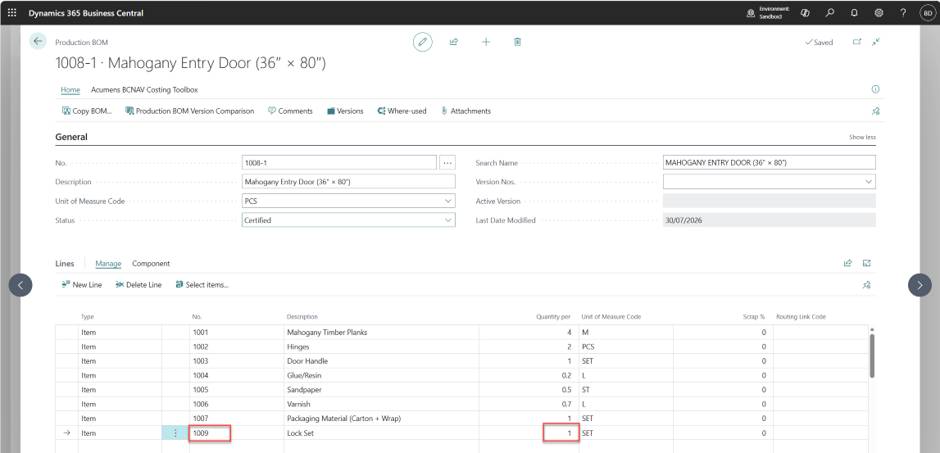 Acumens Costing & Inventory Management Toolbox