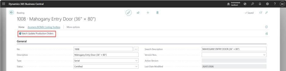 Acumens Costing & Inventory Management Toolbox