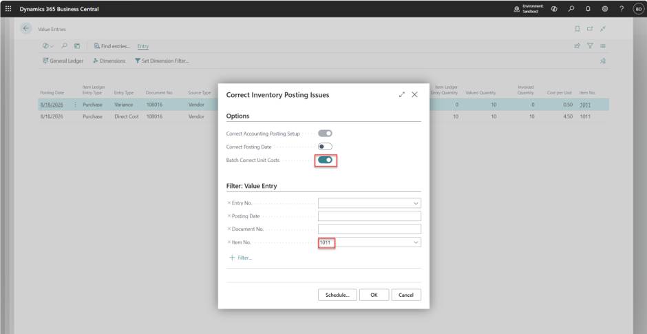 Acumens Costing & Inventory Management Toolbox