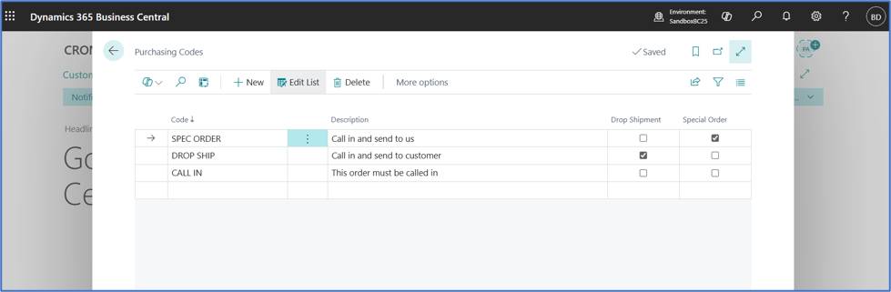 Create Special Purchase Orders from Sales Orders