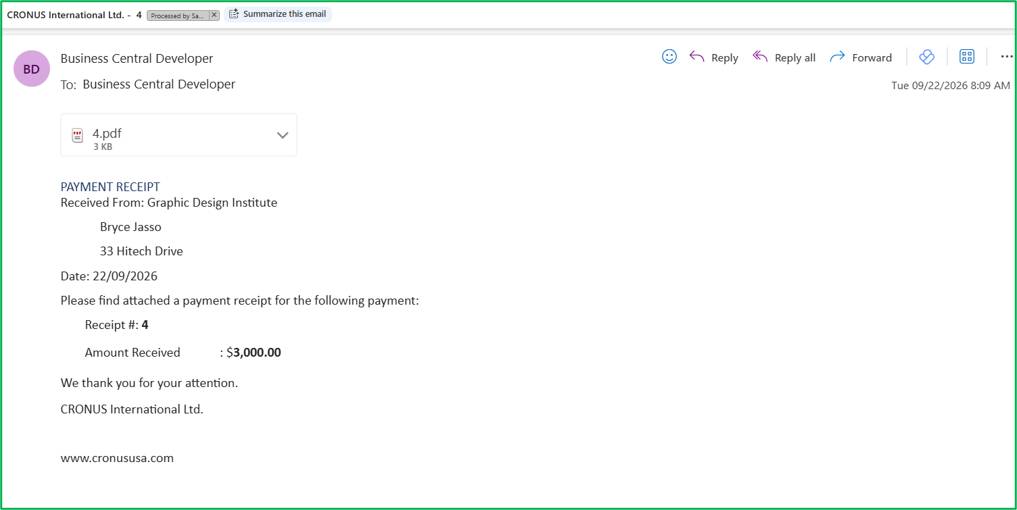 Acumens StarterPack – Setting Up & Processing Electronic Payments in Business Central
