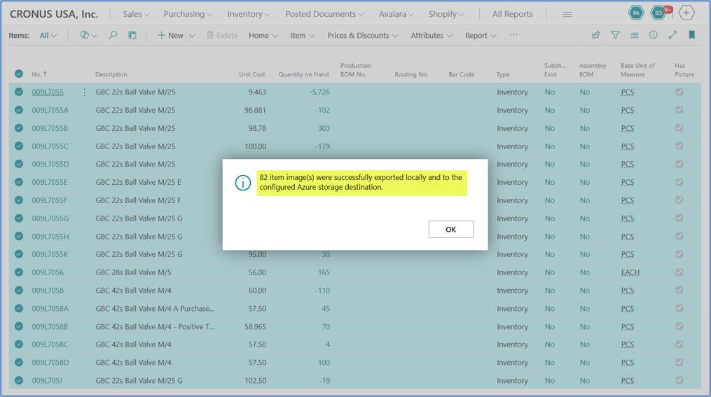 Acumens StarterPack – How to Bulk Import and Export Item Images in Microsoft Dynamics 365 Business Central