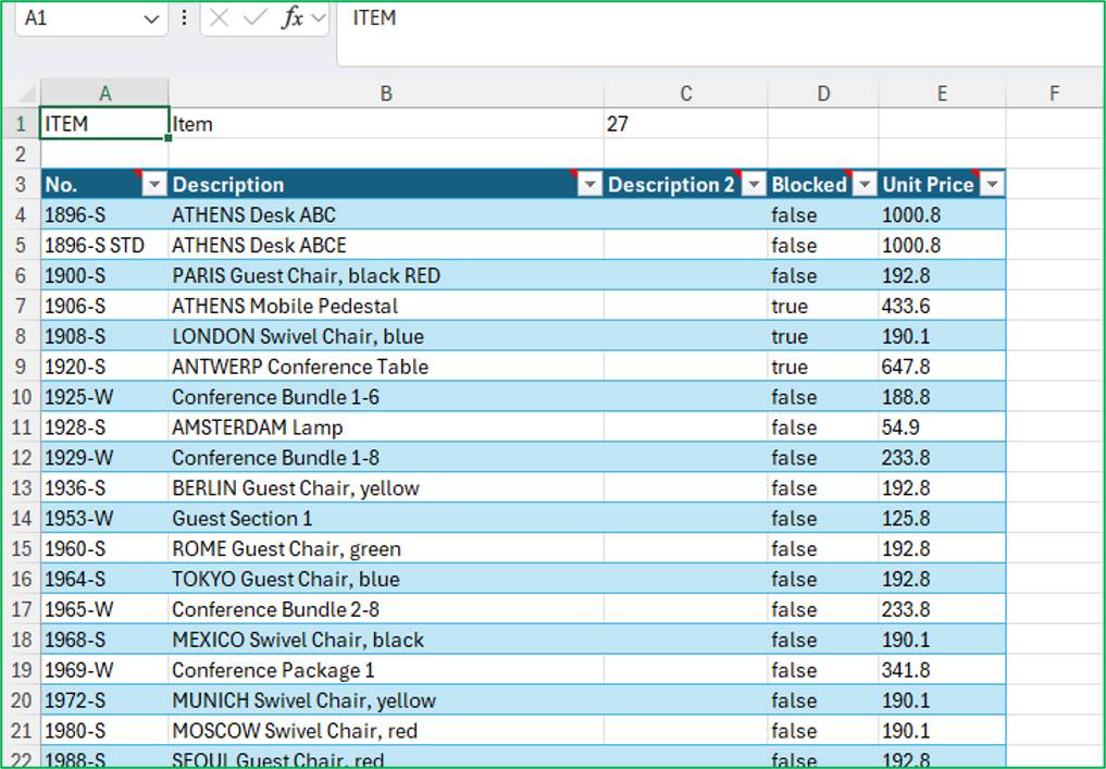 Acumens StarterPack – Bulk Updating Records in Business Central