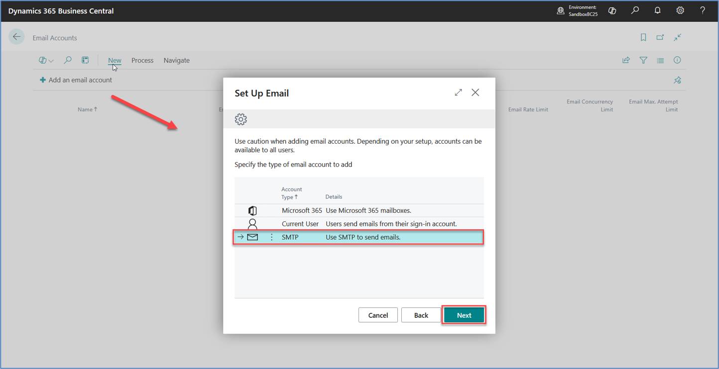 Configure Gmail SMTP in Business Central Using an App Password