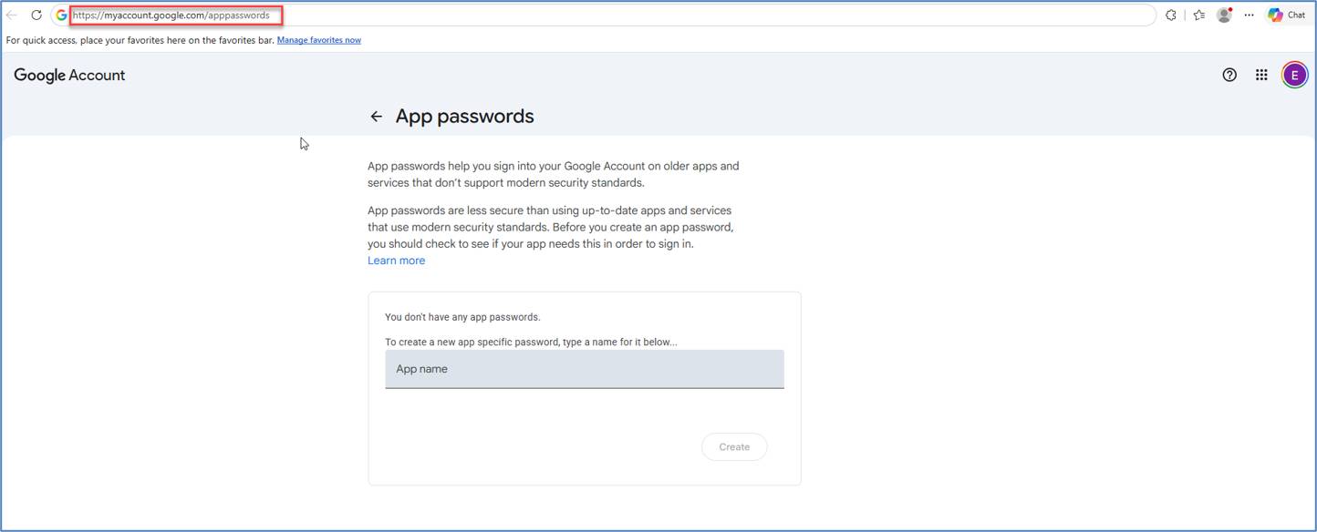 Configure Gmail SMTP in Business Central Using an App Password