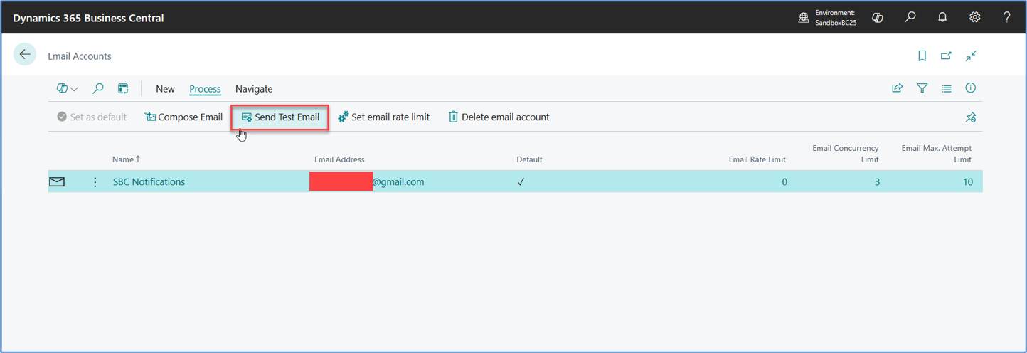 Configure Gmail SMTP in Business Central Using an App Password