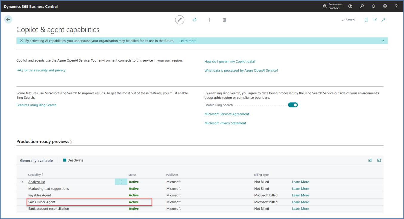 Sales Order Agent: Implementation Guide