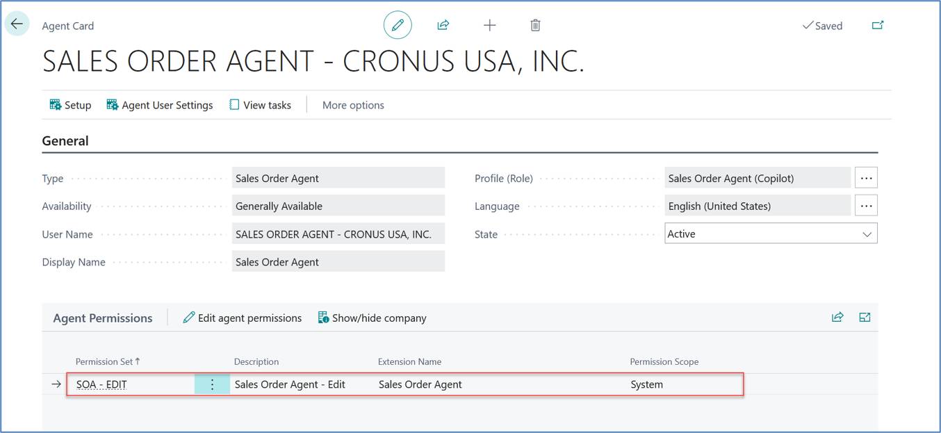 Sales Order Agent: Implementation Guide