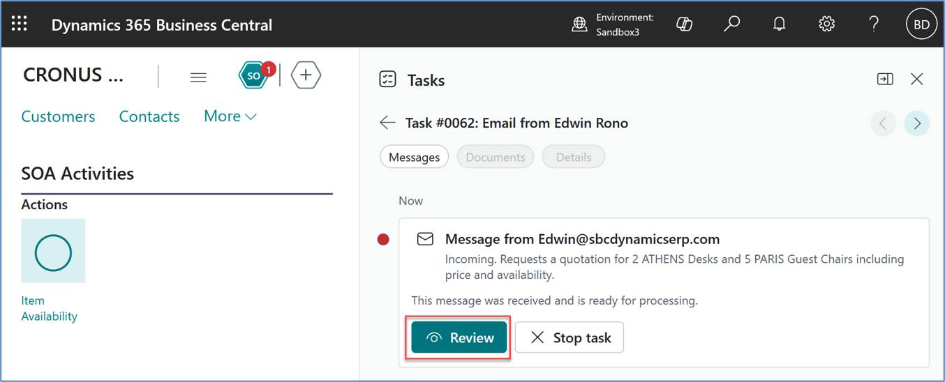 Sales Order Agent: Implementation Guide