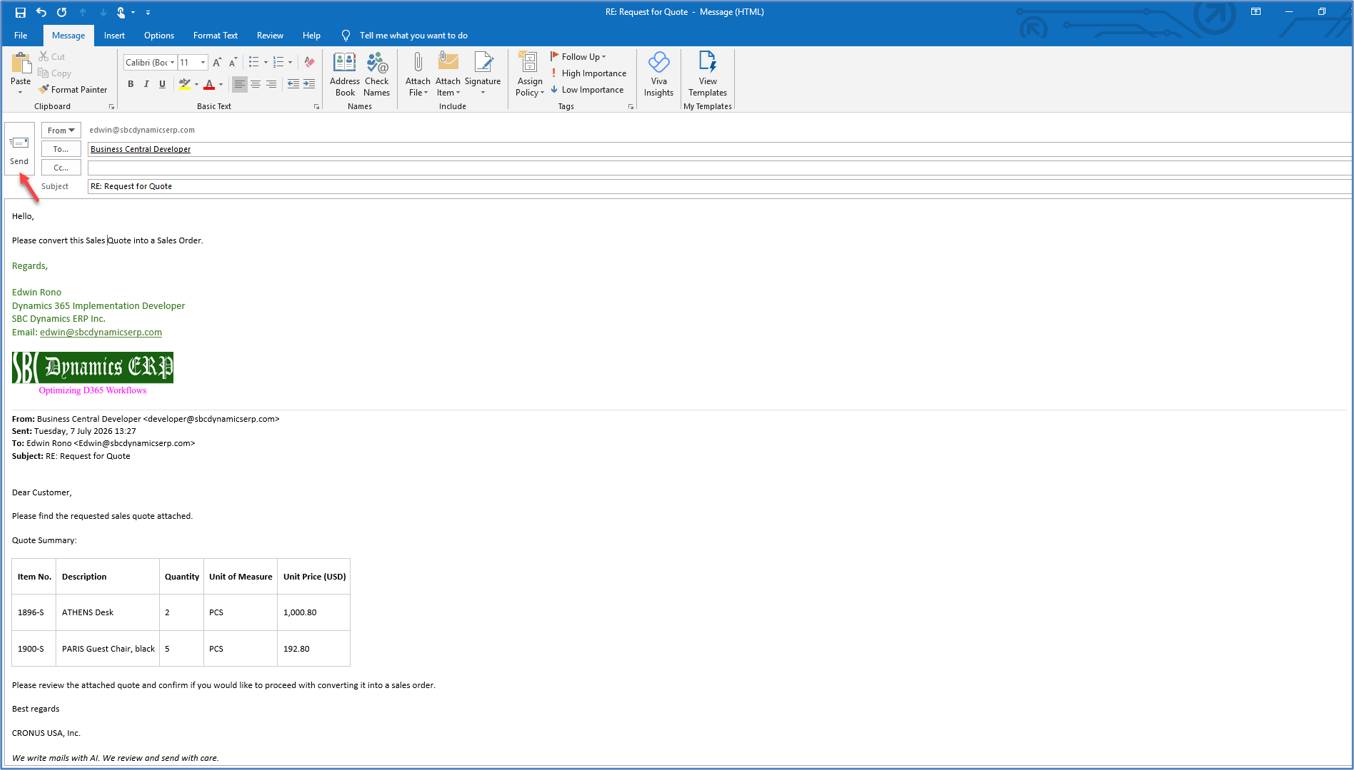 Sales Order Agent: Implementation Guide