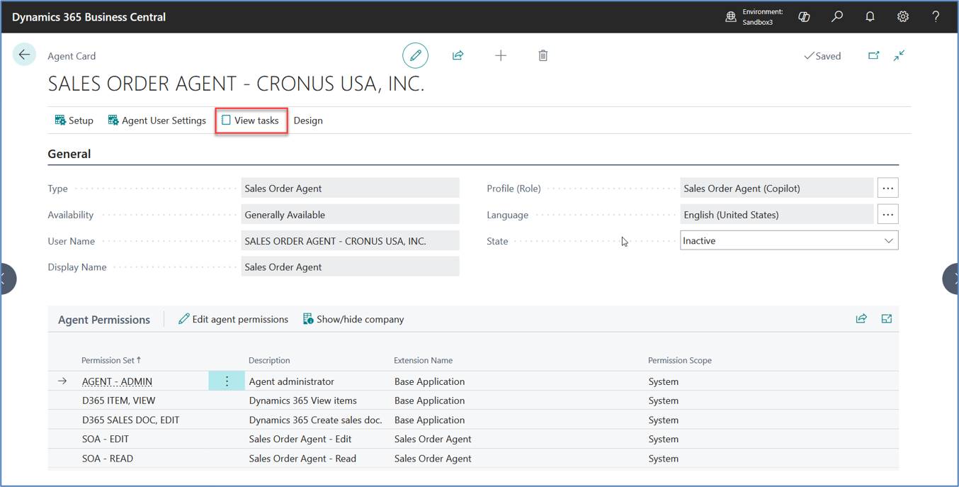 Sales Order Agent: Implementation Guide