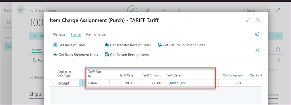 Simplifying Tariff and Item Charge Processing