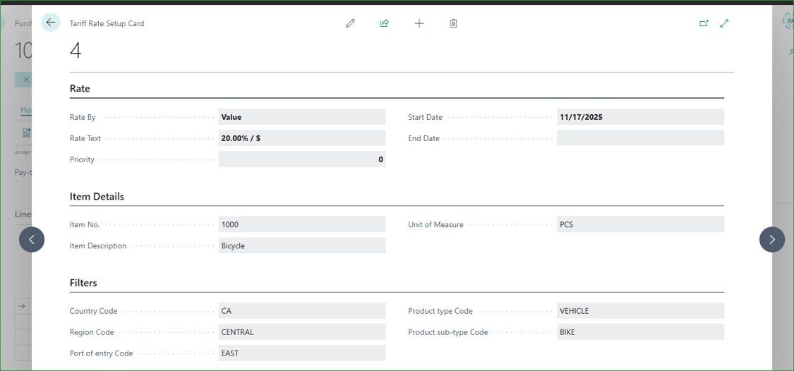 Simplifying Tariff and Item Charge Processing