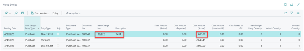 Simplifying Tariff and Item Charge Processing
