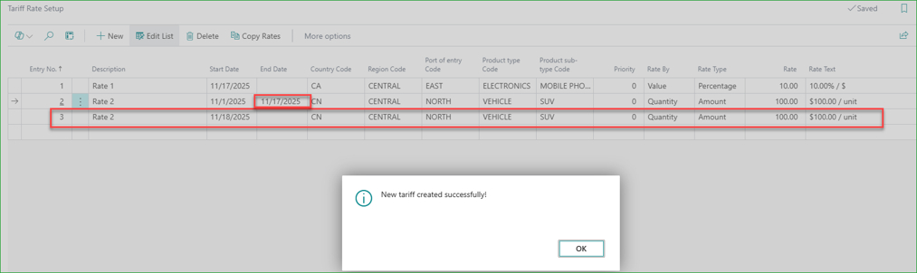 Simplifying Tariff and Item Charge Processing