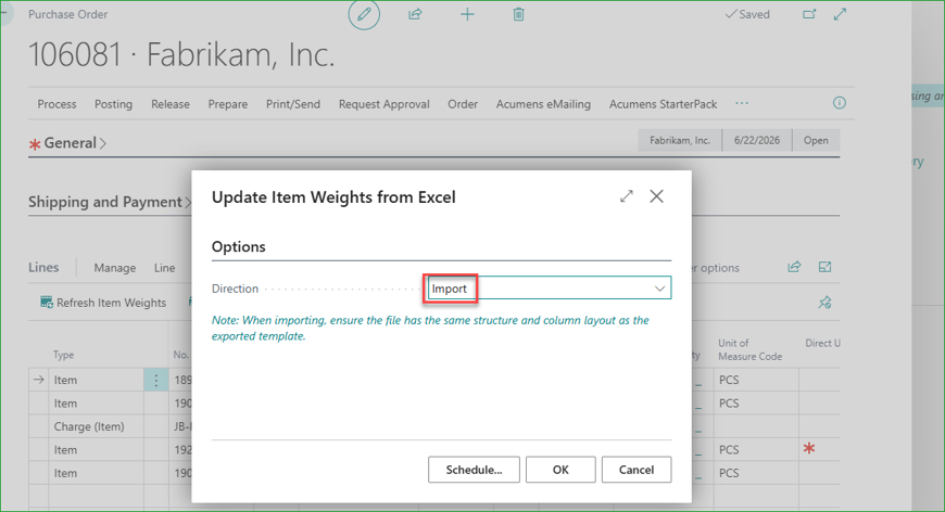 Simplifying Tariff and Item Charge Processing
