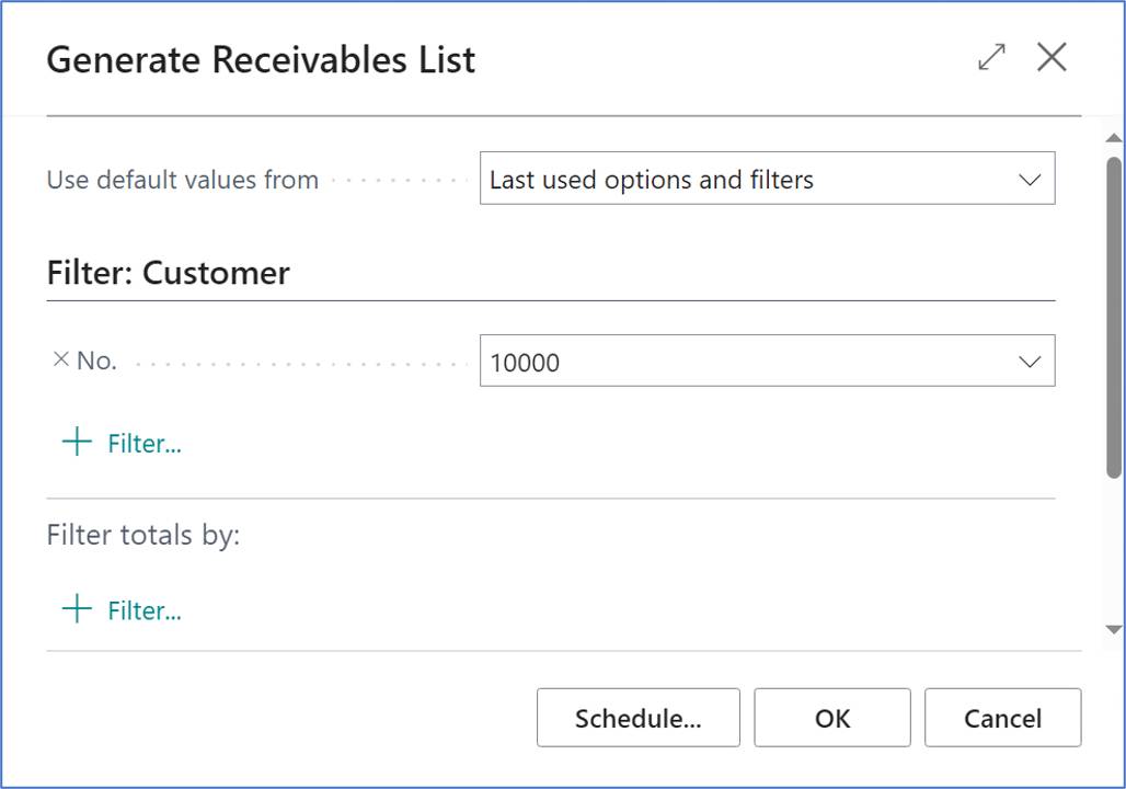 Acumens Receivables and Collections Management for Business Central