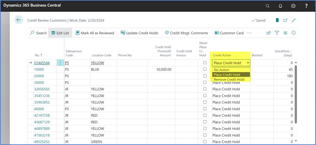 Acumens Receivables and Collections Management for Business Central