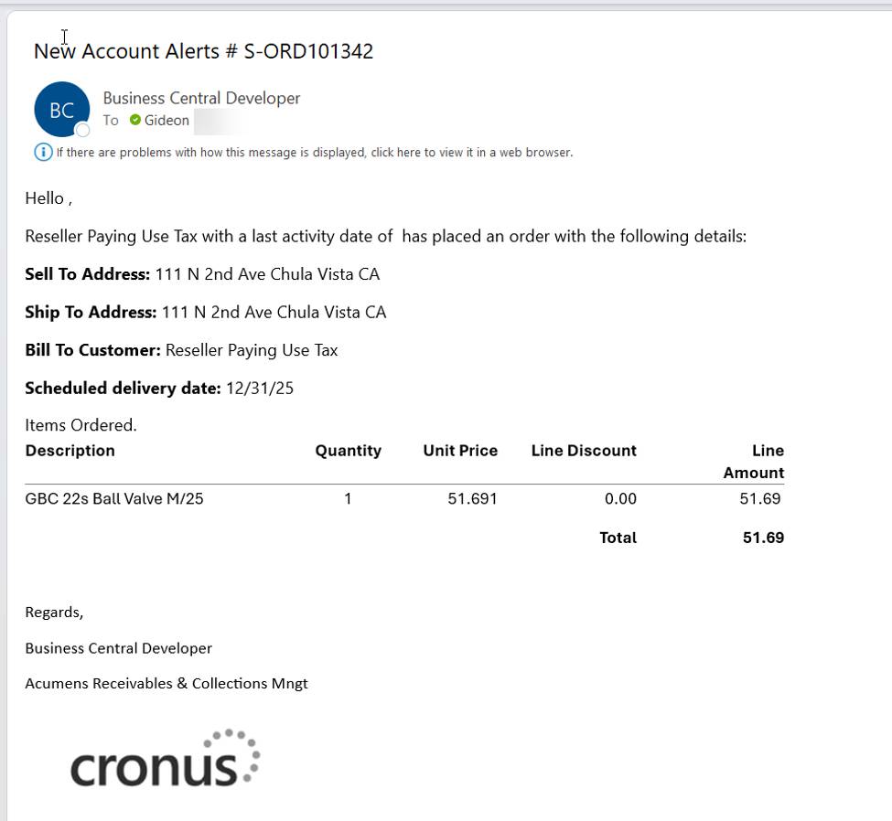 Acumens Receivables and Collections Management for Business Central
