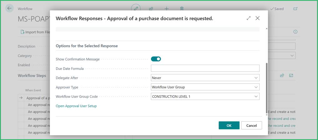 Acumens Document Approvals Management for Business Central
