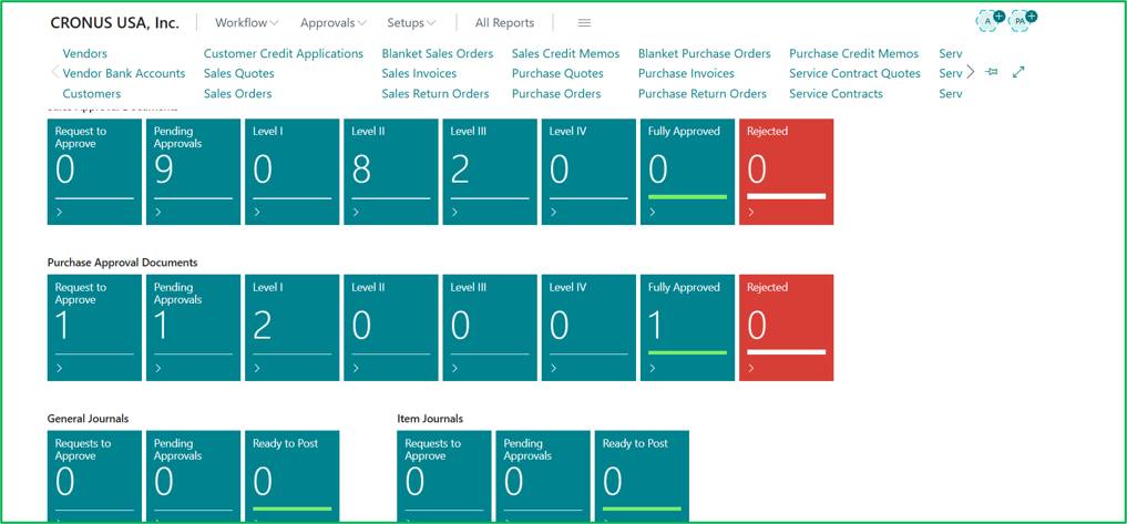Acumens Document Approvals Management for Business Central