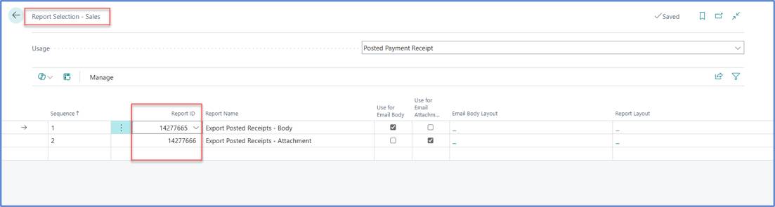 e-Mailing Cash Receipts in Business Central