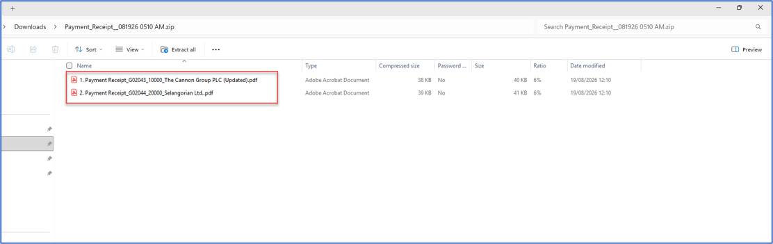 e-Mailing Cash Receipts in Business Central