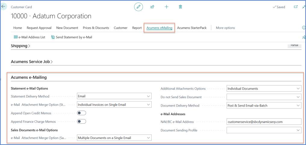 Email Automation in Dynamics 365 Business Central