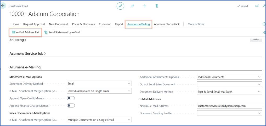 Email Automation in Dynamics 365 Business Central
