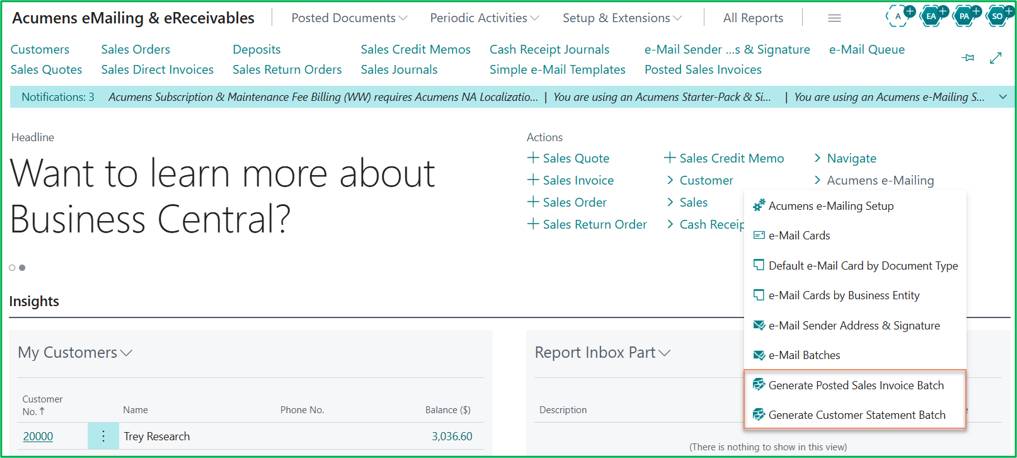 Email Automation in Dynamics 365 Business Central