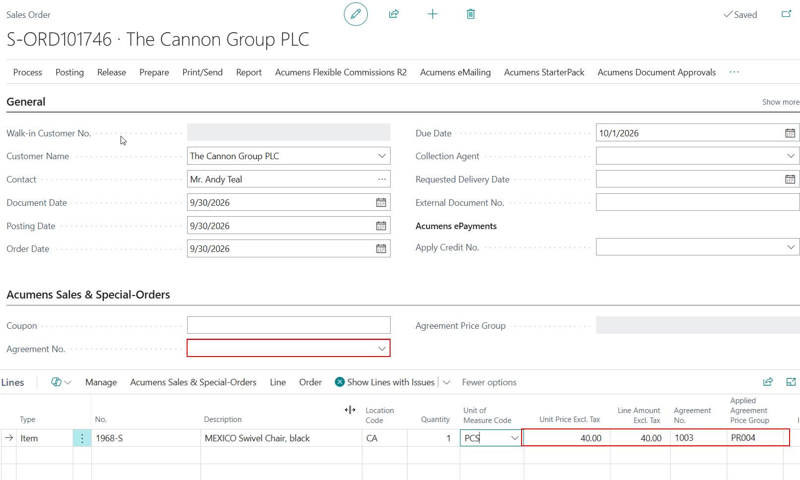 Extended Pricing for Business Central