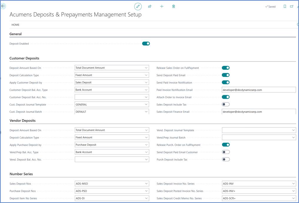 Optimizing Sales Order Prepayments in Business Central