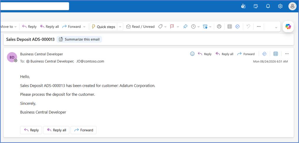 Optimizing Sales Order Prepayments in Business Central