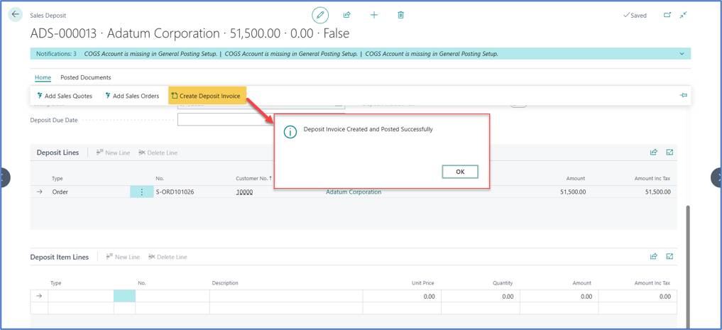 Optimizing Sales Order Prepayments in Business Central