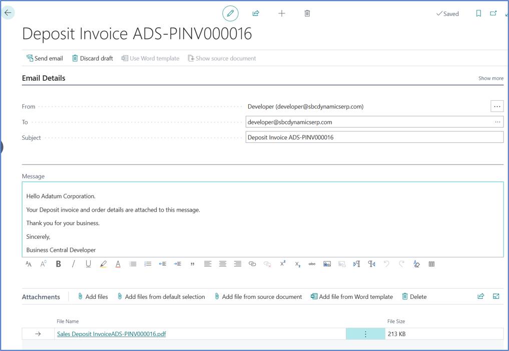 Optimizing Sales Order Prepayments in Business Central