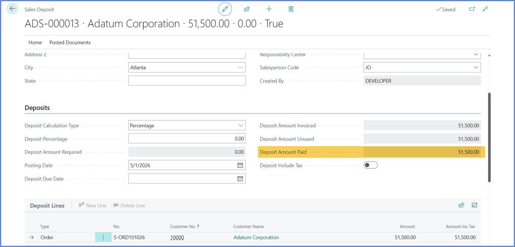 Optimizing Sales Order Prepayments in Business Central