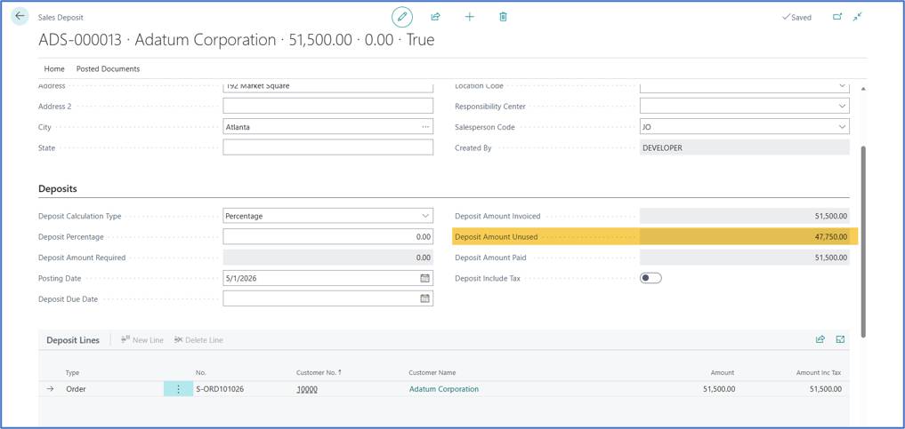 Optimizing Sales Order Prepayments in Business Central