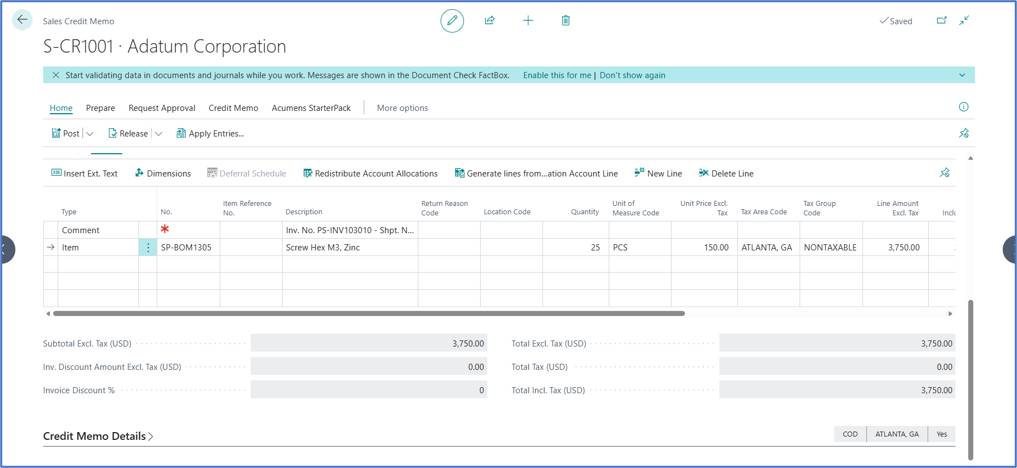 Optimizing Sales Order Prepayments in Business Central