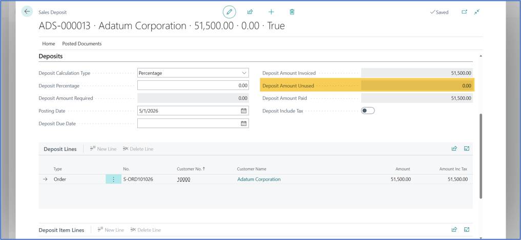 Optimizing Sales Order Prepayments in Business Central