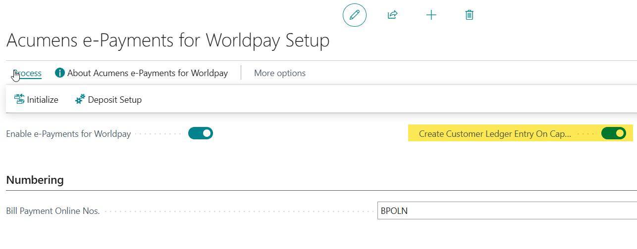 Acumens e-Payments for Worldpay