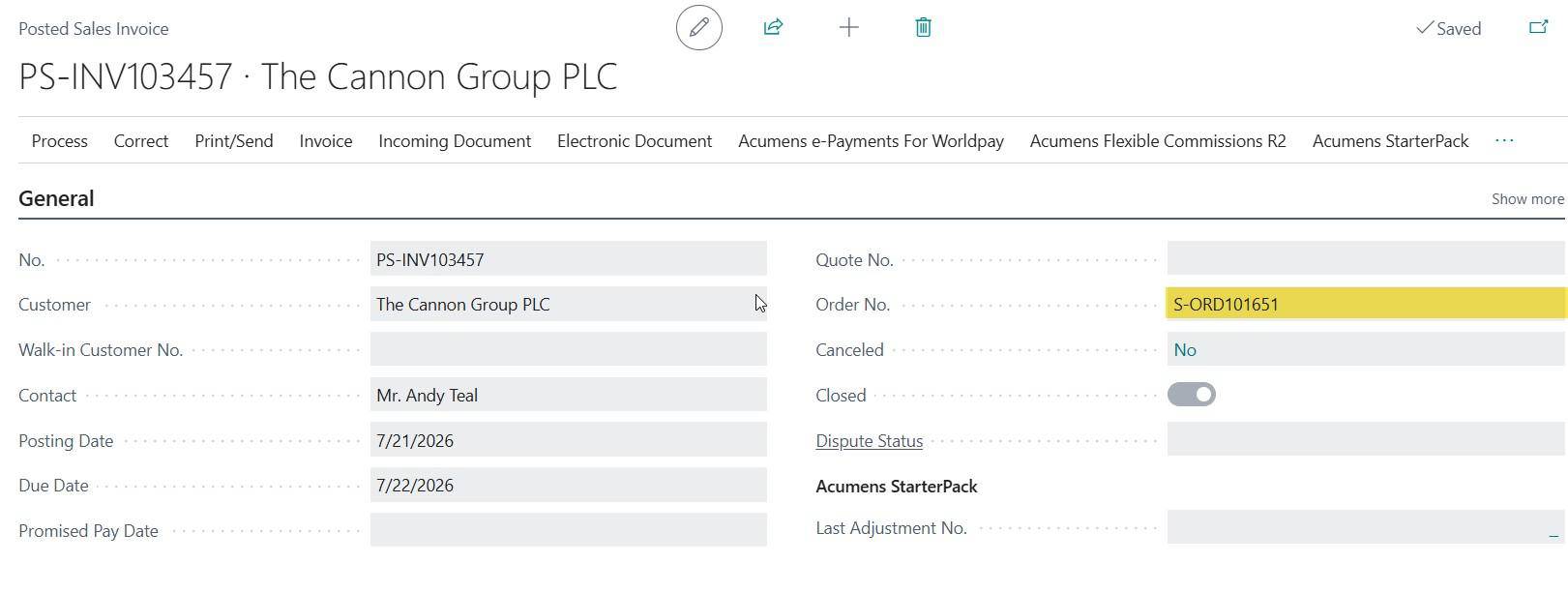 Acumens e-Payments for Worldpay