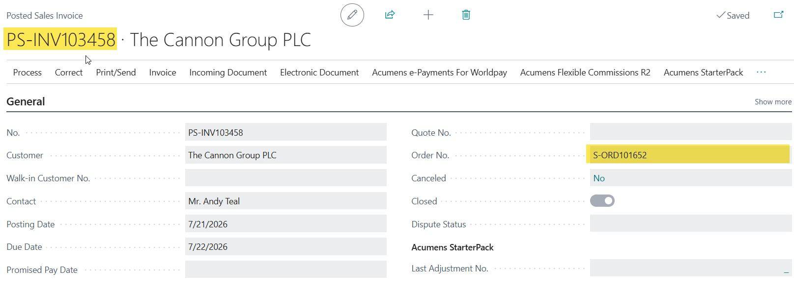 Acumens e-Payments for Worldpay