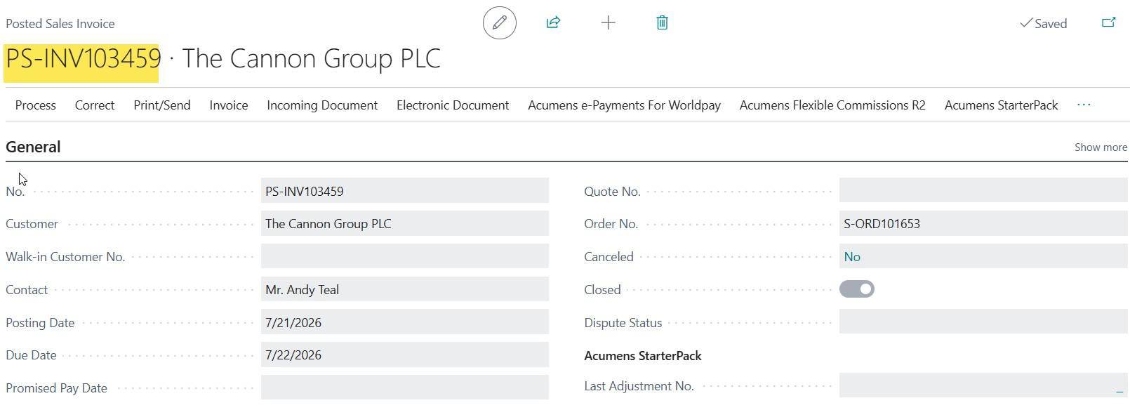 Acumens e-Payments for Worldpay