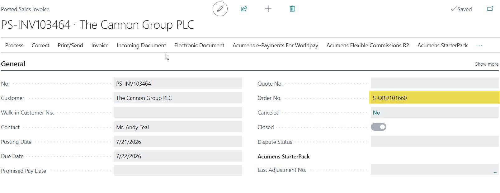 Acumens e-Payments for Worldpay