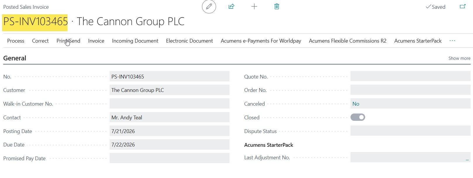 Acumens e-Payments for Worldpay