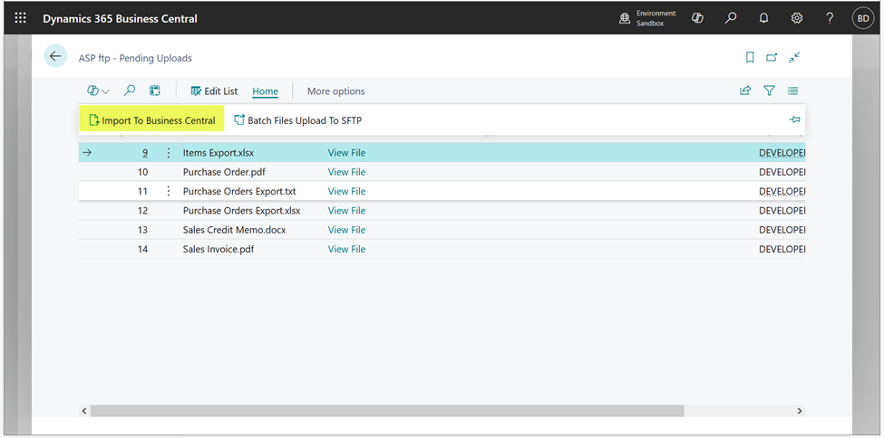 User Driven FTP File uploads