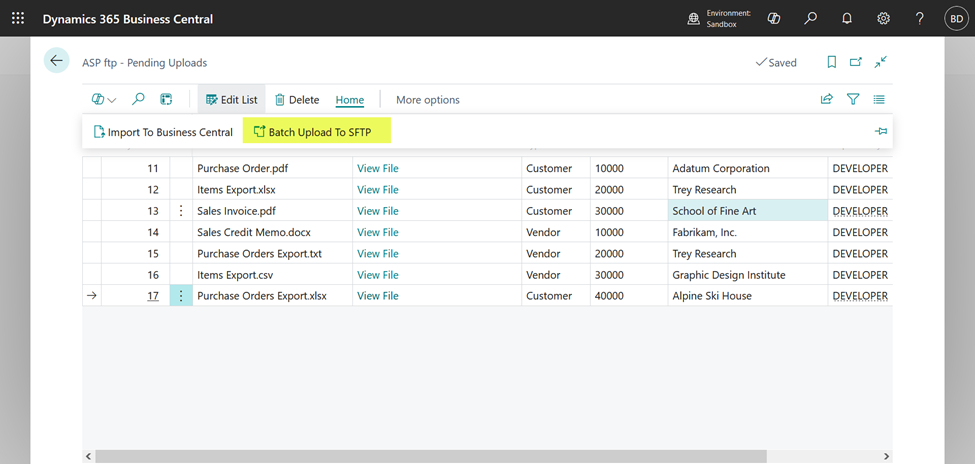 User Driven FTP File uploads