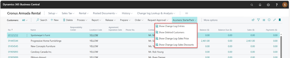 Change Log Lookup