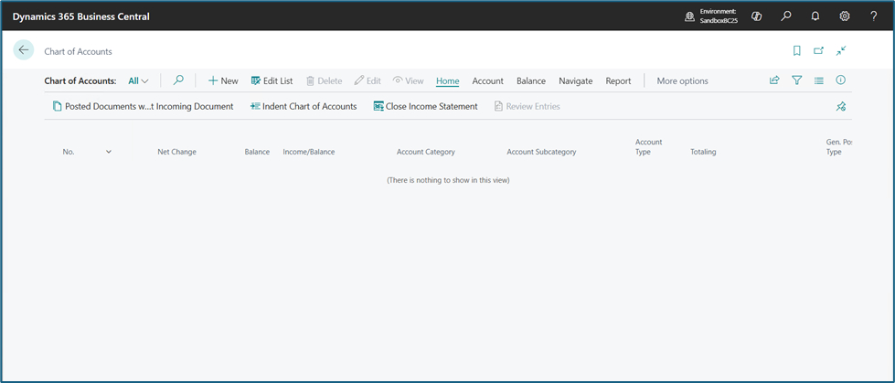 G/L Access Permissions